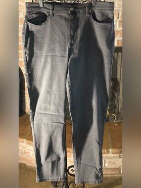 DG2 by Diane Gilman Slate Gray and Slim Straight Pants